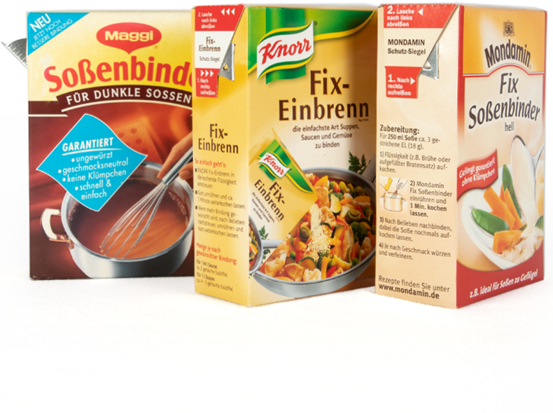 Imballaggio packaging astuccio ecologico con beccuccio erogatore richiudibile per Additivi alimentari