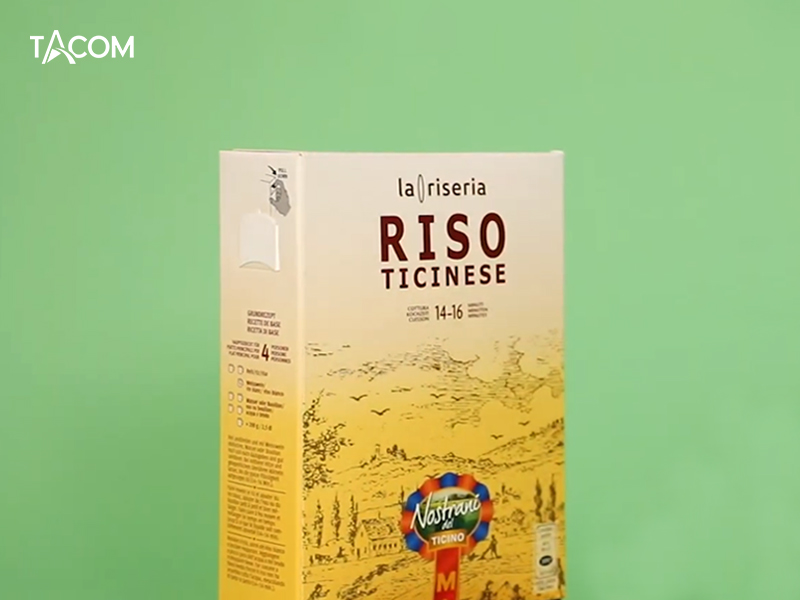 Migros e Tacom: innovazione nel confezionamento del riso per la Riseria Taverne 